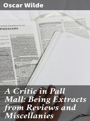 cover image of A Critic in Pall Mall